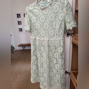 Lace mint color dress size Medium
